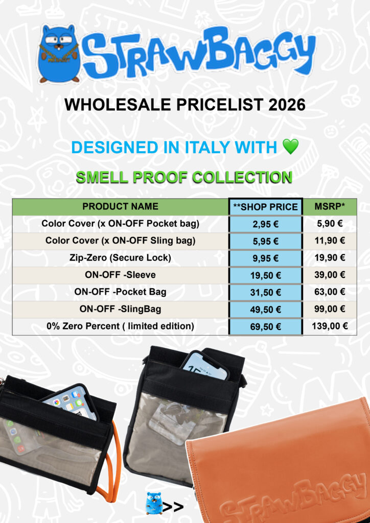 STRAWBAGGY LISTINO PREZZI UFFICIALE 2026